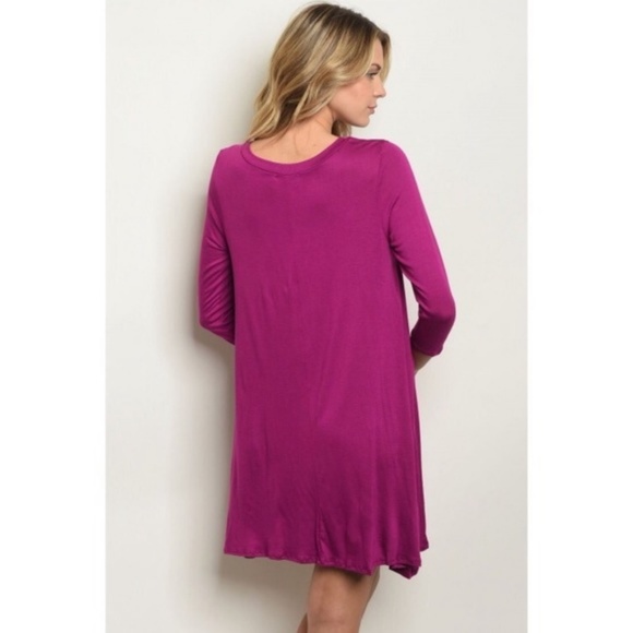 COMFORTABLE LIGHTWEIGHT SOFT TUNIC TOP/DRESS - Picture 2 of 3